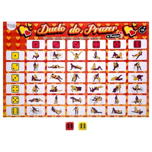 Jogo Duelo Do Prazer 36 Posições Diversão Ao Cubo Jogo Duelo Do Prazer 36 Posições Diversão Ao Cubo