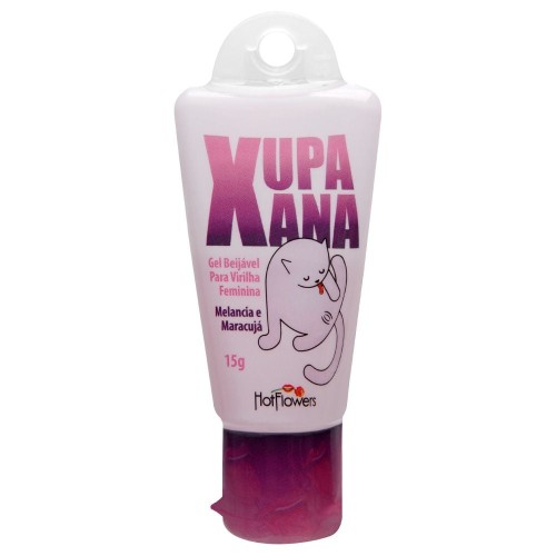 Xupa Xana Gel Beijável Feminino 15g Hot Flowers Xupa Xana Gel Beijável Feminino 15g Hot Flowers