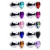 Plug Anal Aço Coração G 9 X 4cm Sexy Import Plug Anal Aço Coração G 9 X 4cm Sexy Import