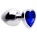 Plug Anal Aço Coração G 9 X 4cm Sexy Import Plug Anal Aço Coração G 9 X 4cm Sexy Import
