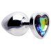 Plug Anal Aço Coração G 9 X 4cm Sexy Import Plug Anal Aço Coração G 9 X 4cm Sexy Import