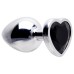 Plug Anal Aço Coração G 9 X 4cm Sexy Import Plug Anal Aço Coração G 9 X 4cm Sexy Import