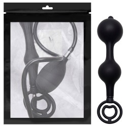 Plug Anal Anel Duplo Inflável 22,5 X 5cm Sexy Import