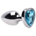 Plug Anal P Coração Aço Inox 7 X 2,8cm Sexy Import