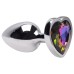 Plug Anal P Coração Aço Inox 7 X 2,8cm Sexy Import