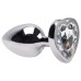 Plug Anal P Coração Aço Inox 7 X 2,8cm Sexy Import
