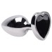 Plug Anal P Coração Aço Inox 7 X 2,8cm Sexy Import