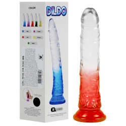 Pênis Color Jelly 20,5 X 4cm Ventosa Youvibe Vipmix