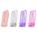 Pênis Duplo Jelly 17,5 X 3,5cm Ventosa Youvibe Vipmix