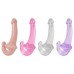 Pênis Duplo Jelly 20 X 3,3cm Strapless Youvibe Vipmix