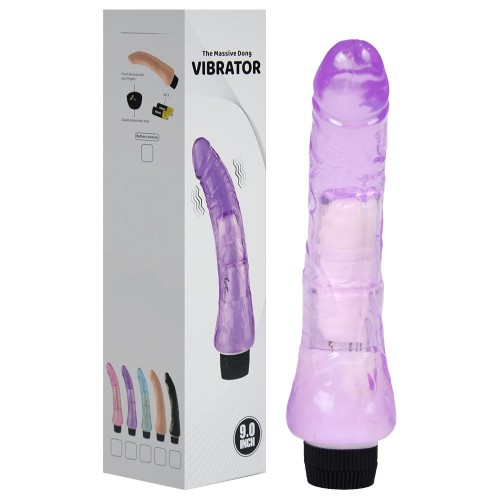 Pênis Vibrador Massive Dong 22,5 X 5cm Youvibe Vipmix