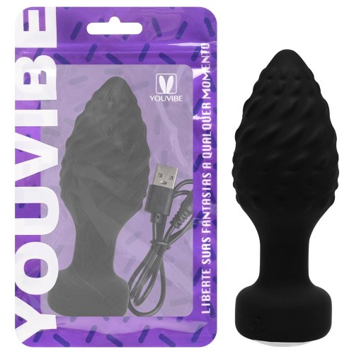 Plug Anal 10 Vibrações Via App Youvibe Vipmix