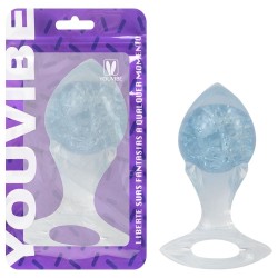 Plug Anal M Seta Esfera Vidro 9,6 X 5,7cm Vipmix