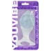 Plug Anal M Seta Esfera Vidro 9,6 X 5,7cm Vipmix