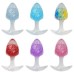 Plug Anal M Twister Esfera Vidro 9,4 X 6,5cm Vipmix
