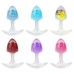 Plug Anal P Bolota Esfera Vidro 8,7 X 6,5cm Vipmix