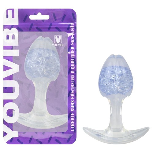 Plug Anal P Broto Esfera Vidro 8,8 X 6,5cm Vipmix