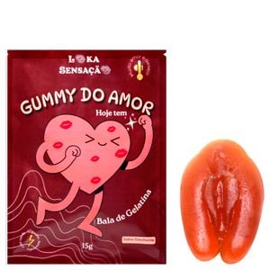 Gummy do Amor Bala de Gelatina 15g Loka Sensação Gummy do Amor Bala de Gelatina 15g Loka Sensação